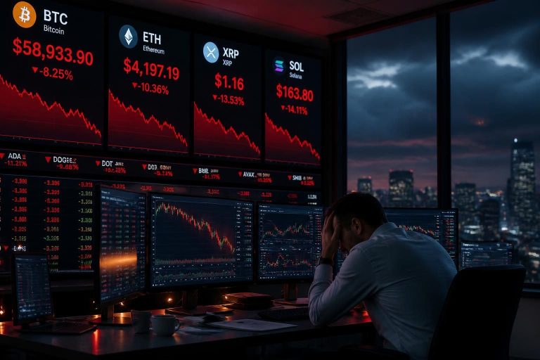 explore the sharp decline in crypto stocks triggered by bitcoin's recent downturn, analyzing market impacts and investor responses.