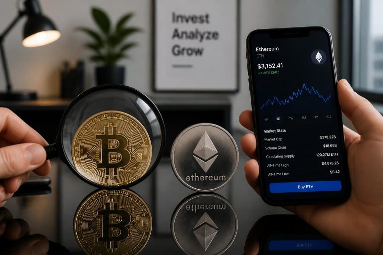 explore a direct comparison between bitcoin and ethereum to help new investors make informed decisions in the cryptocurrency market.