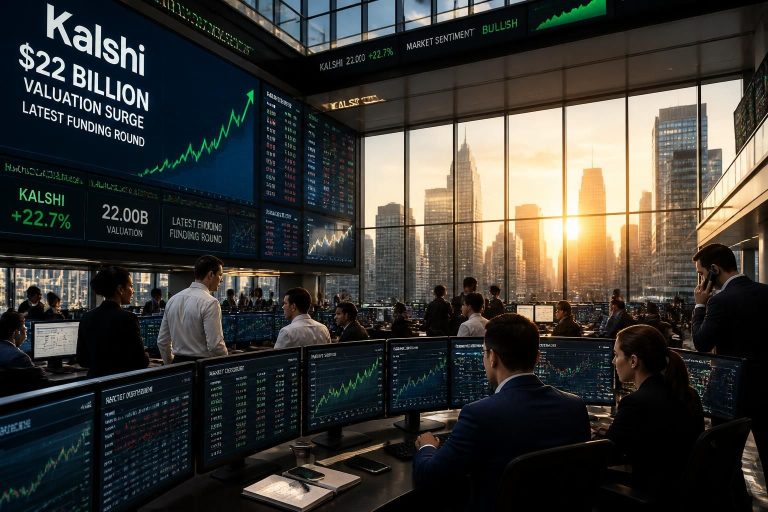 kalshi's valuation soars to $22 billion after recent funding round, highlighting strong investor confidence and promising growth prospects.