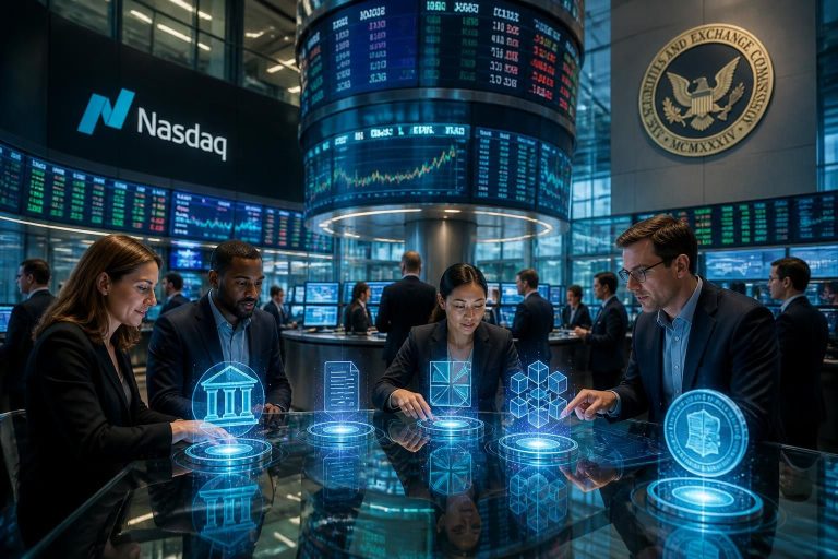 the sec has approved nasdaq to oversee the management of select securities in tokenized form, marking a significant advancement in the integration of blockchain technology within traditional financial markets.